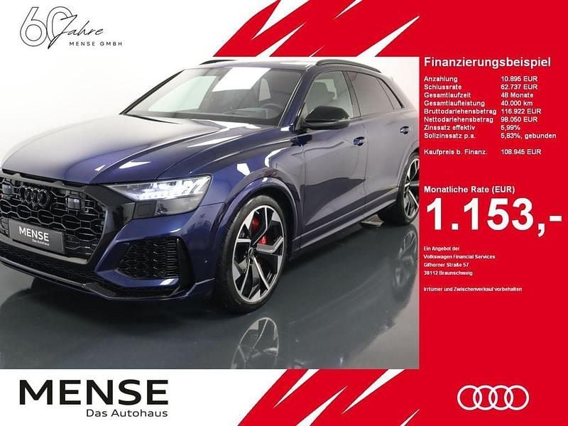 Navarrablau Gebraucht 2022 Audi RS Q8 Ambiente SUV | 108.945 € (Fairer Preis) - Bild 1/4