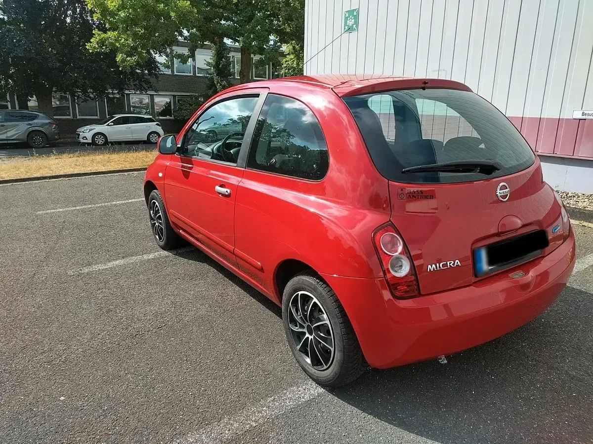Gebraucht Nissan Micra 80 PS (58 kW) 2009 Rot Kleinwagen