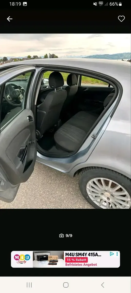 Usado Opel Corsa S 80 HP (58 kW) 2007 Cinzento Citadino