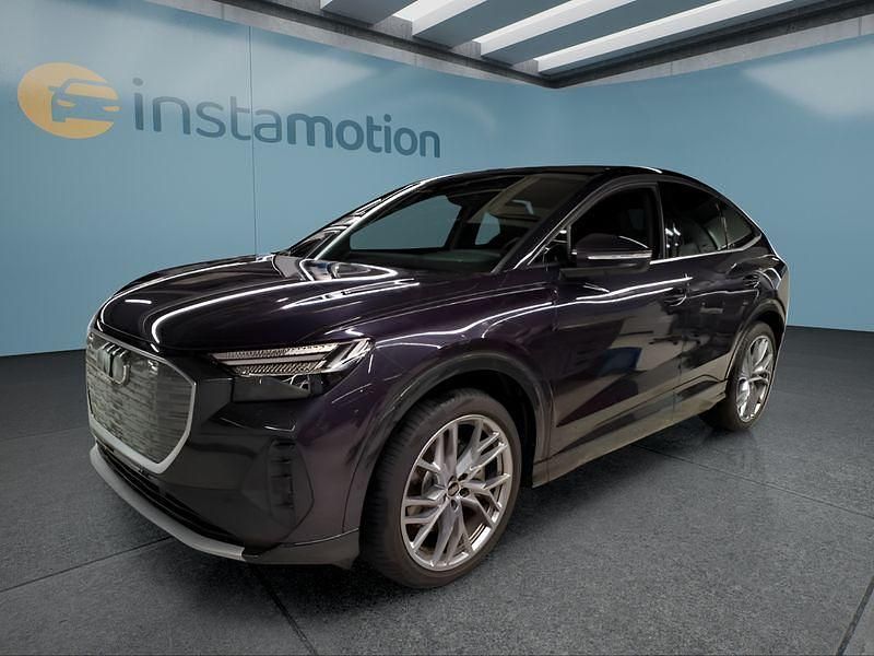 Violett Gebraucht 2025 Audi Q4 Sportback e-tron SUV | 55.249 € - Bild 1/4