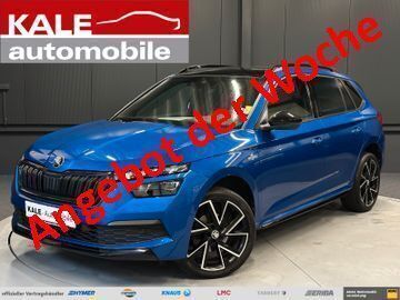 Blau metallic (raceblau metallic) Gebraucht 2020 Skoda Kamiq Monte Carlo SUV | 16.890 € (Fairer Preis) - Bild 1/4