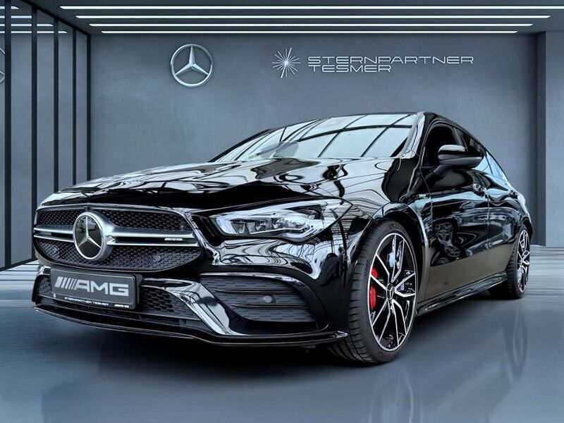 Schwarz Gebraucht 2023 Mercedes CLA35 AMG AMG Limousine | 48.249 € (Fairer Preis) - Bild 1/4