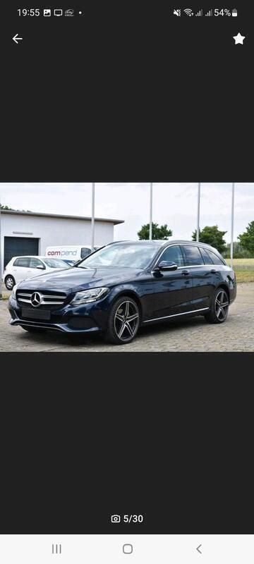 Blau Gebraucht 2015 Mercedes C220 Kombi | 10.500 € (Guter Preis) - Bild 1/3