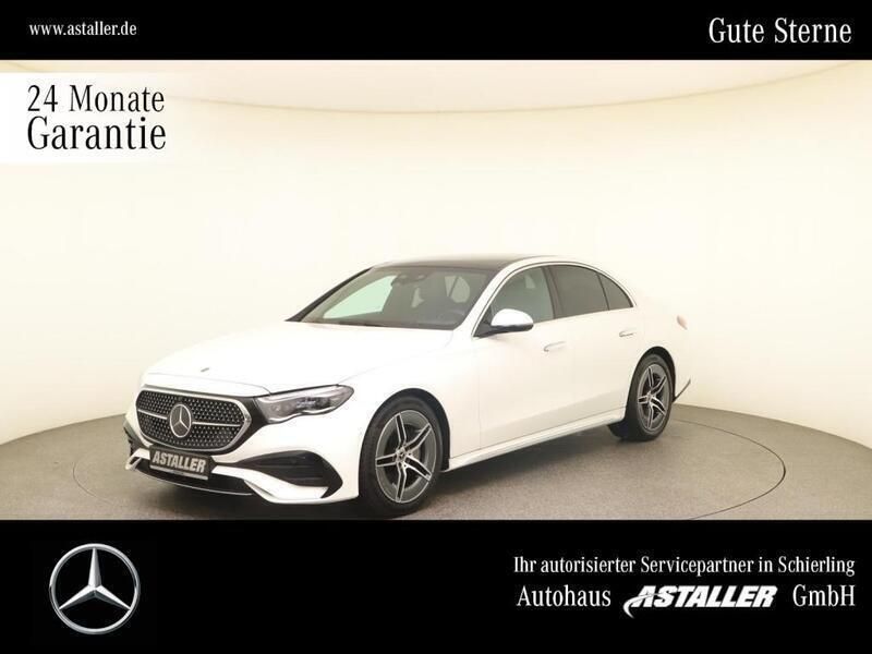Unilack polarweiß Gebraucht 2024 Mercedes E450 AMG line Limousine | 62.900 € - Bild 1/4
