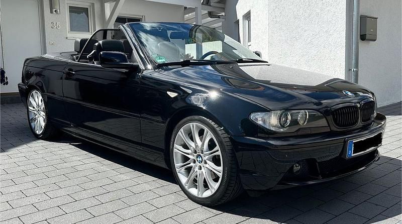 Schwarz Gebraucht 2004 BMW 320 Cabriolet Performance Cabrio | 15.999 € (Teuer) - Bild 1/4