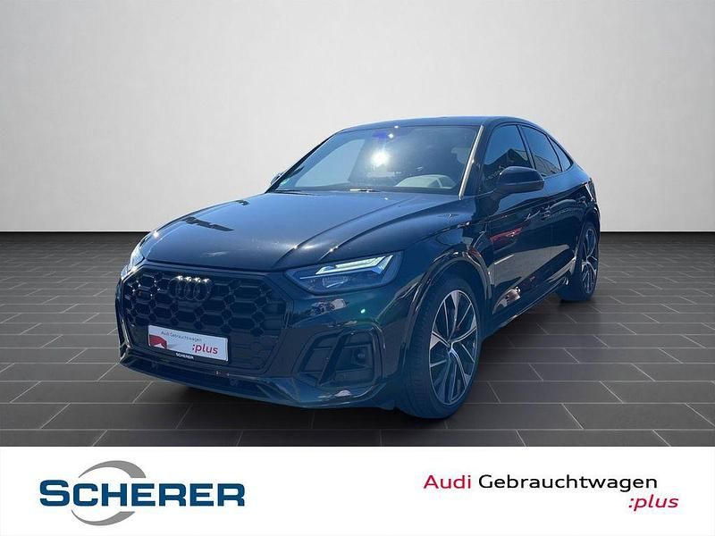 Mythosschwarz metallic (metallic) Gebraucht 2022 Audi SQ5 Sportback Business SUV | 56.900 € (Etwas zu teuer) - Bild 1/4