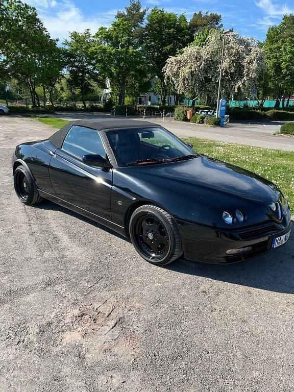 Gebraucht Alfa Romeo Spider 192 PS (141 kW) 1998 Schwarz Cabrio