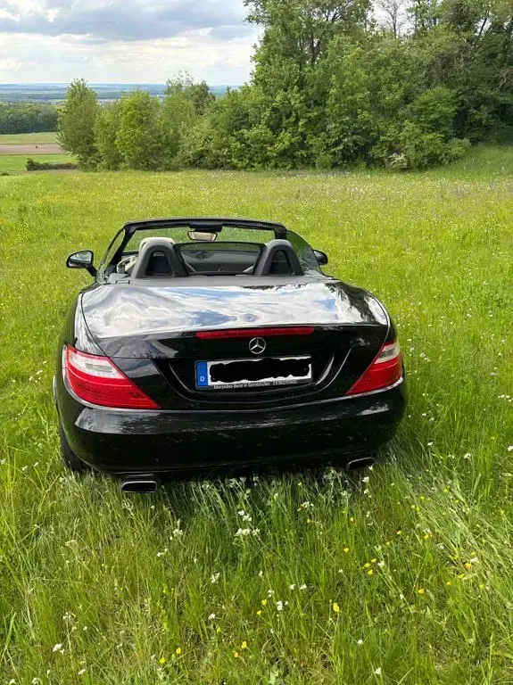 Usata Mercedes SLK200 184 CV (135 kW) 2014 Nero Cabrio