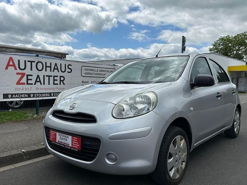 Silber Gebraucht 2011 Nissan Micra Visia Kleinwagen | 4.490 € (Etwas zu teuer) - Bild 1/4