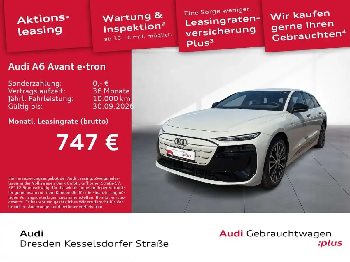 Gebraucht Audi A6 e-tron S-Line 314 kW (428 PS) 2025 Siambeige metallic Kombi