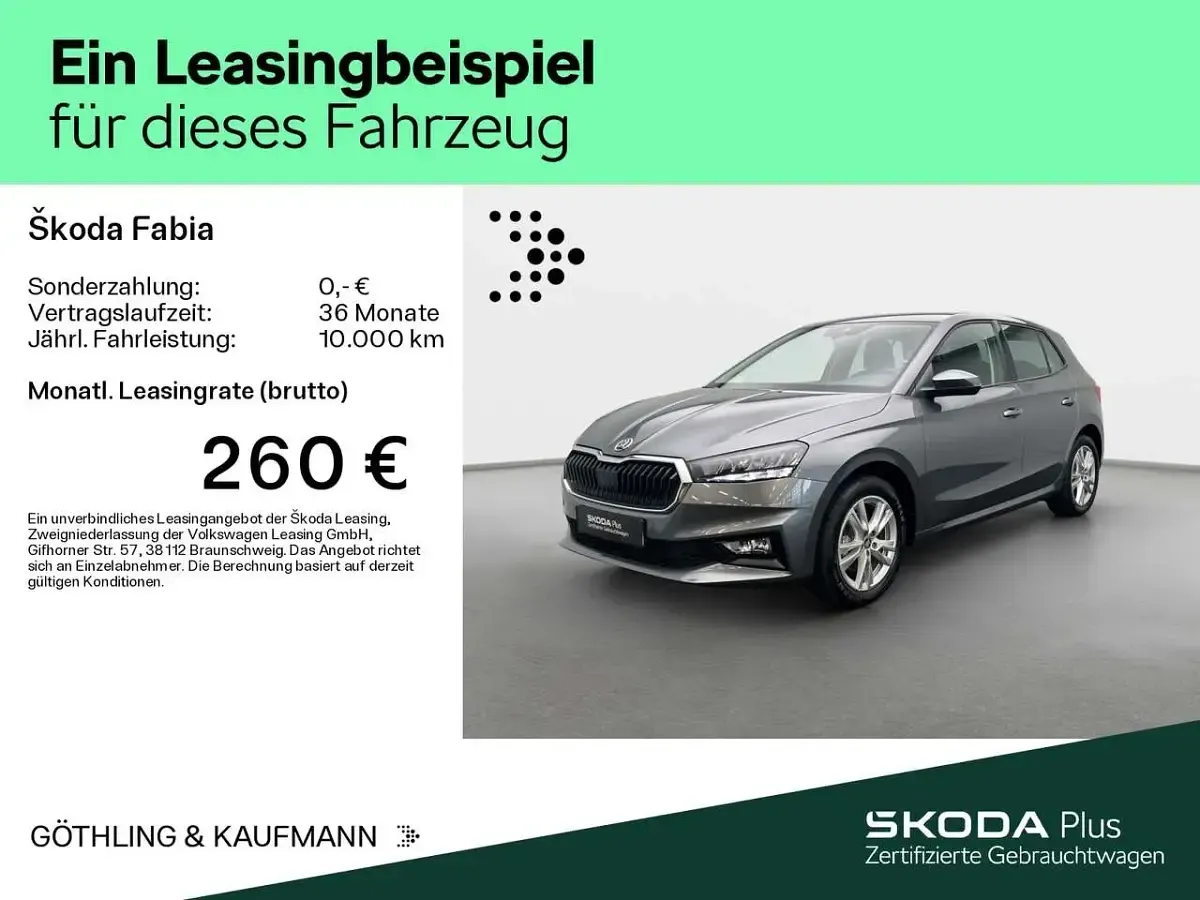 Gebraucht Skoda Fabia Selection 150 PS (110 kW) 2025 Graphitegrau metallic Kleinwagen