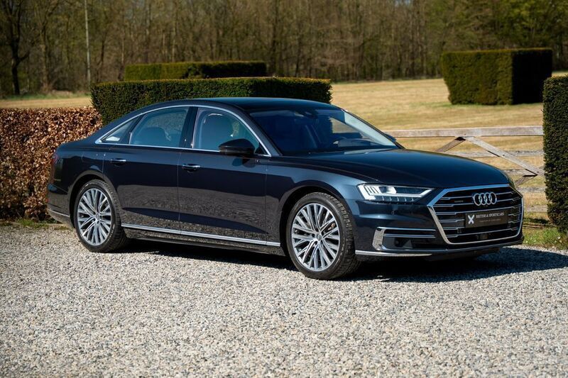 Second-hand Audi A8 340 CP (250 kW) 2019 Albastru Berlinǎ