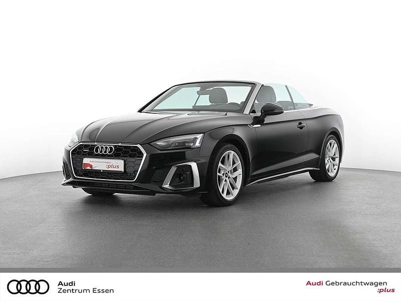 Schwarz Gebraucht 2023 Audi A5 Cabriolet S-Line Cabrio | 39.880 € (Fairer Preis) - Bild 1/3