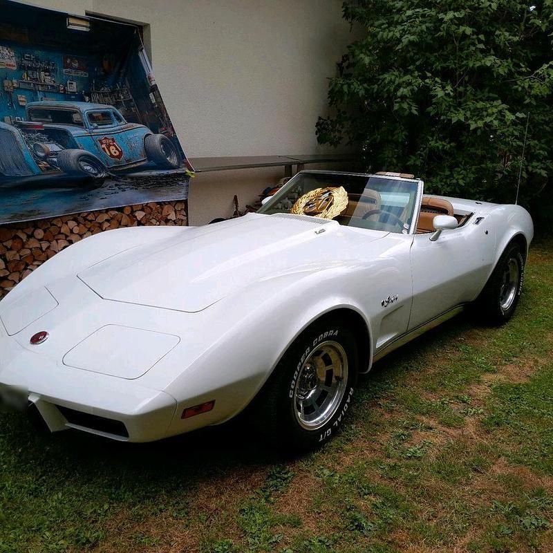 Second-hand Corvette C3 200 CP (147 kW) 1975 Alb Cabrio
