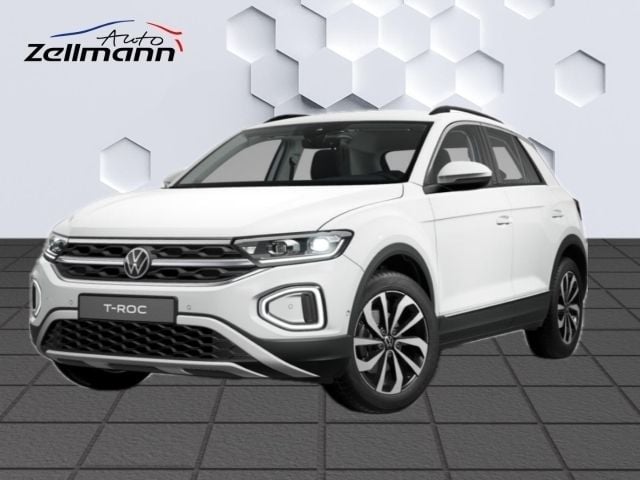 Weiss Neu 2025 VW T-Roc IQ Drive SUV | 37.949 € (Superpreis) - Bild 1/3