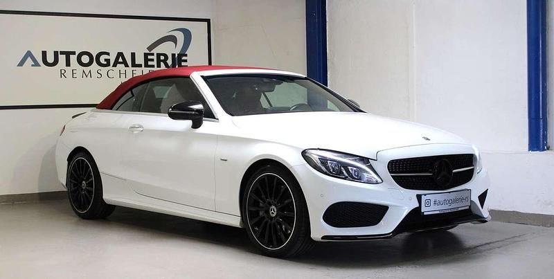 Gebraucht Mercedes C300 AMG line 245 PS (180 kW) 2017 Polarweiss  unilack Cabrio