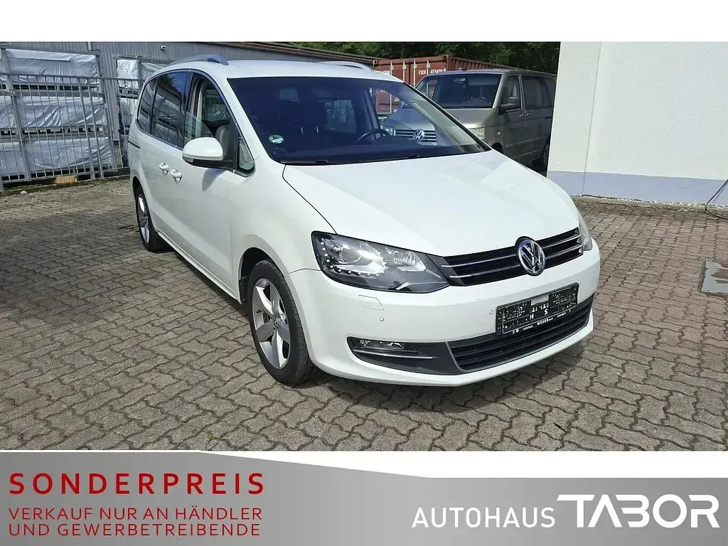 Gebraucht VW Sharan Highline 177 PS (130 kW) 2014 Weiß Van / Kleinbus