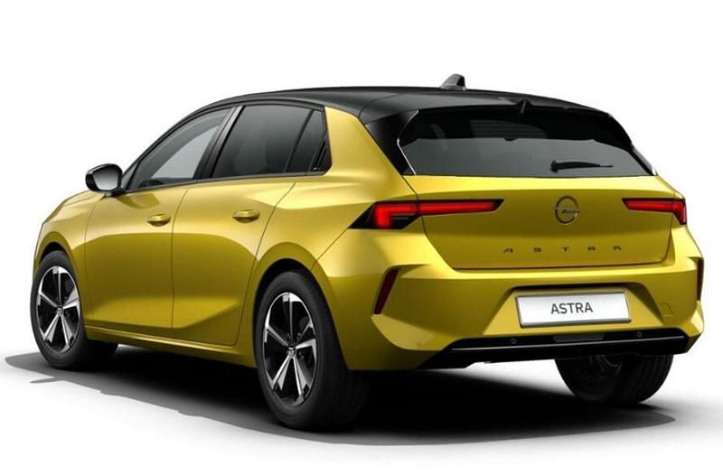 Neu Opel Astra 131 PS (96 kW) 2025 Kult gelb metallic Limousine