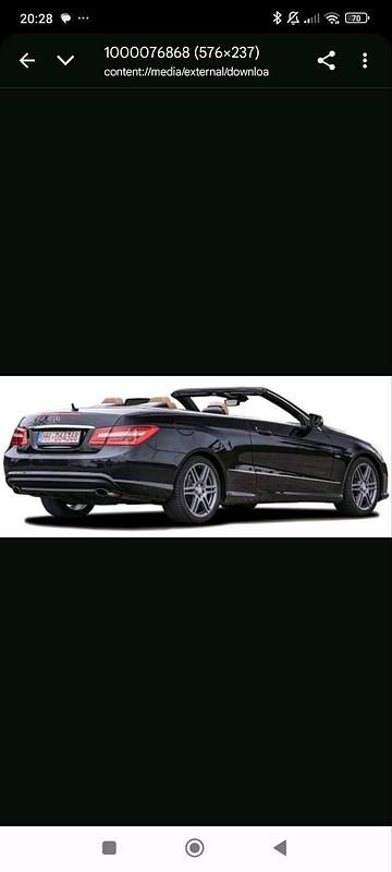 Schwarz Gebraucht 2013 Mercedes E500 Cabrio | 20.000 € - Bild 1/3