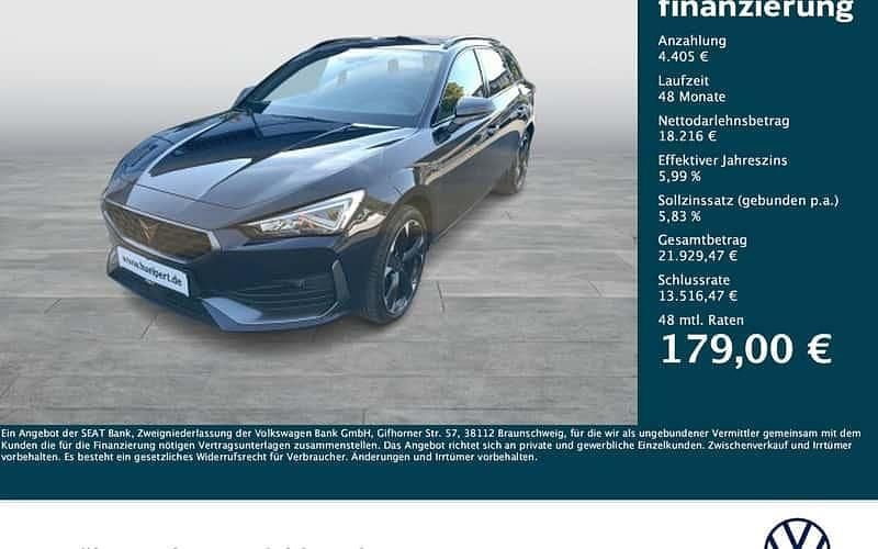 Asphaltblau Gebraucht 2022 Cupra Leon Kombi | 22.512 € (Superpreis) - Bild 1/4