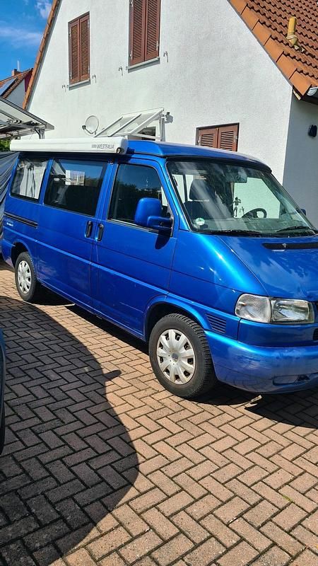 Blau Gebraucht 2002 VW T4 California Van | 19.900 € (Teuer) - Bild 1/4
