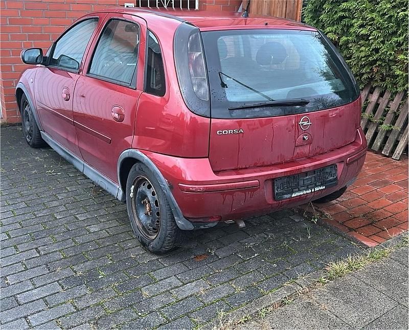 Rot Gebraucht 2006 Opel Corsa Kleinwagen | 650 € (Superpreis) - Bild 1/4