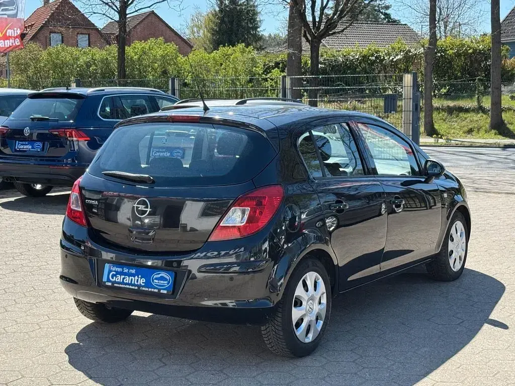 Gebraucht Opel Corsa Edition 80 PS (58 kW) 2009 Schwarz Kleinwagen