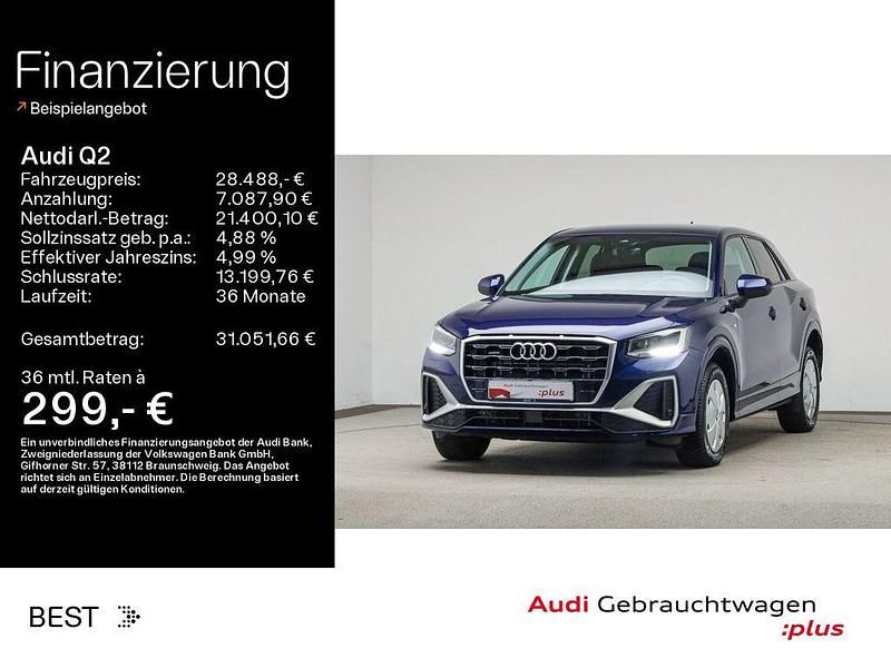 Gebraucht Audi Q2 S-Line 190 PS (139 kW) 2022 2d navarrablau metallic SUV