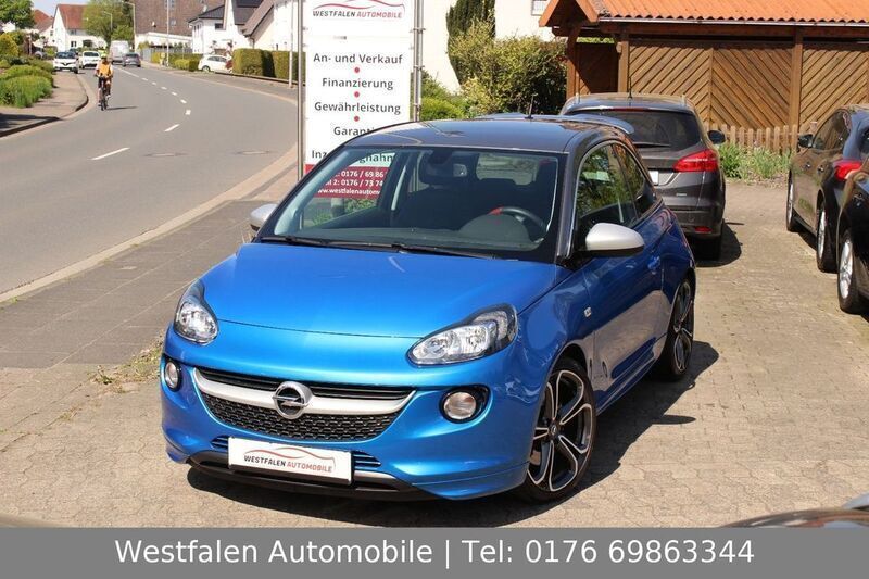 Blau Gebraucht 2016 Opel Adam S Kleinwagen | 13.190 € (Fairer Preis) - Bild 1/4