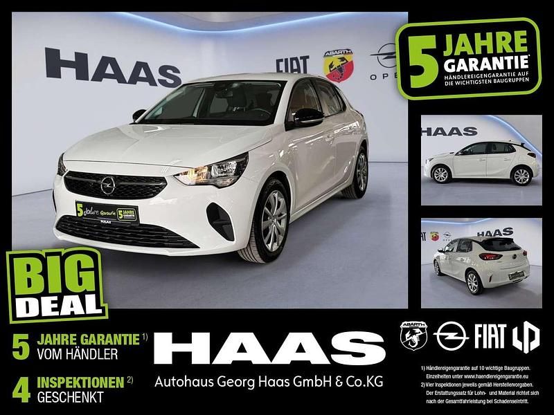 Gebraucht Opel Corsa Edition 101 PS (74 kW) 2022 Jade weiss/arktis weiss Kleinwagen