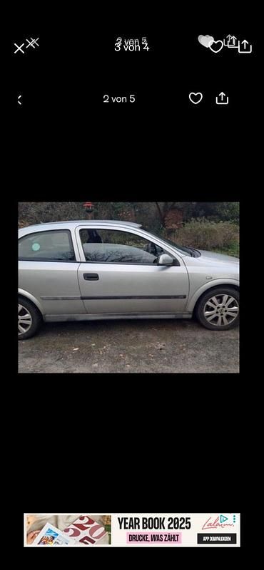 Second-hand Opel Astra 131 CP (96 kW) 2000 Argintiu Coupe