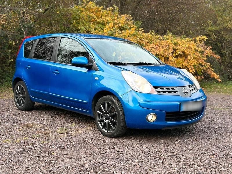 Second-hand Nissan Note 110 CP (80 kW) 2008 Albastru Hatchback
