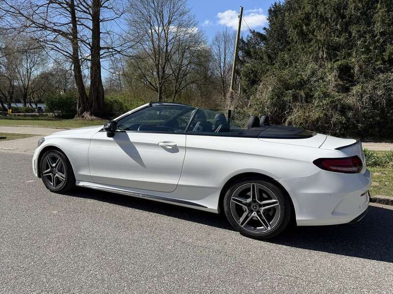 Weiß Gebraucht 2018 Mercedes C220 Cabrio | 28.000 € (Fairer Preis) - Bild 1/4