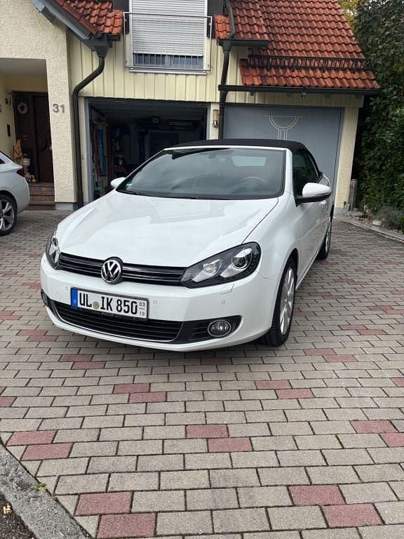 Weiß Gebraucht 2012 VW Golf Cabriolet Cabrio | 9.490 € (Fairer Preis) - Bild 1/4