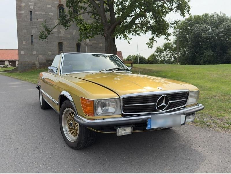 Gold Gebraucht 1974 Mercedes SL350 Cabrio | 29.800 € - Bild 1/4