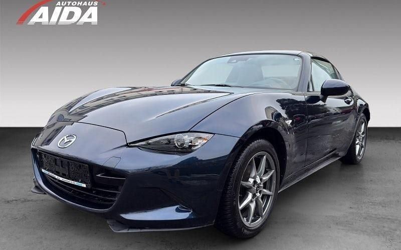 Deep crystal blue Gebraucht 2022 Mazda MX5 Selection Cabrio | 25.450 € (Fairer Preis) - Bild 1/4