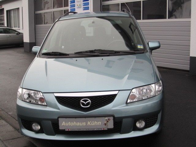 Gebraucht Mazda Premacy Active 101 PS (74 kW) 2003 Blau metallic Van / Kleinbus