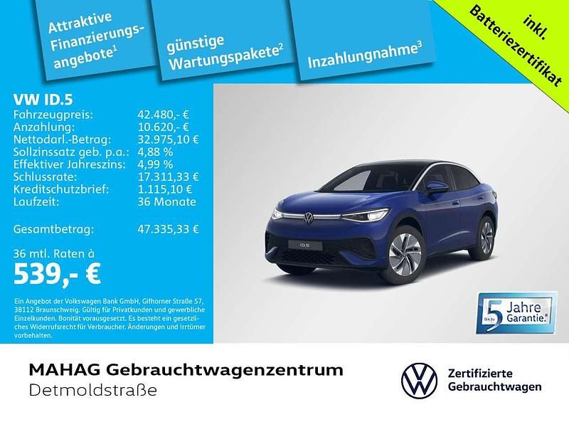 Blue dusk metallic Gebraucht 2025 VW ID.5 Pro SUV | 42.480 € - Bild 1/1