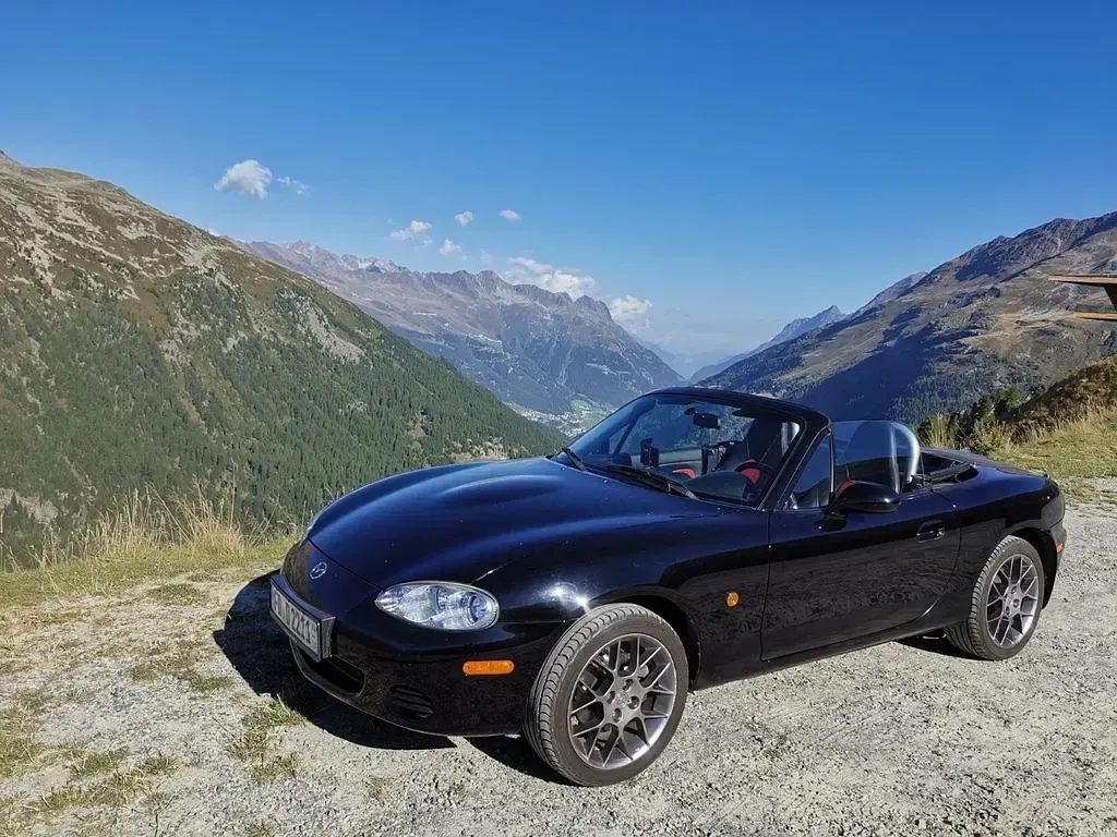 Gebraucht Mazda MX5 110 PS (80 kW) 2004 Schwarz Cabrio