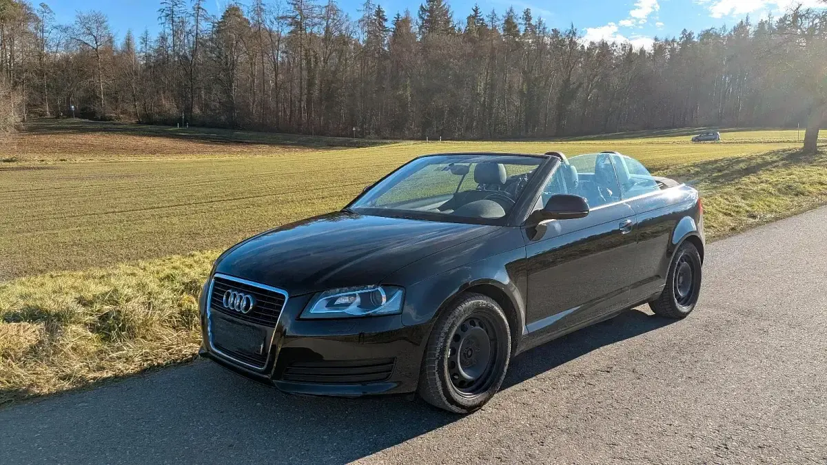 Gebraucht Audi A3 Cabriolet 160 PS (117 kW) 2009 Schwarz Cabrio
