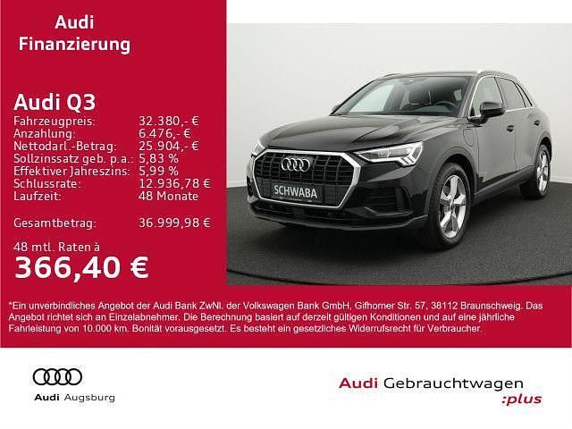 Mythosschwarz metallic Gebraucht 2022 Audi Q3 Sport SUV | 32.380 € (Fairer Preis) - Bild 1/4