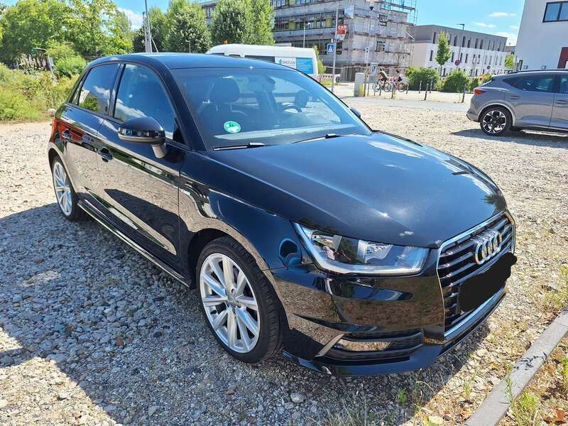 Schwarz Gebraucht 2017 Audi A1 Sportback Sport Kleinwagen | 10.500 € (Guter Preis) - Bild 1/4