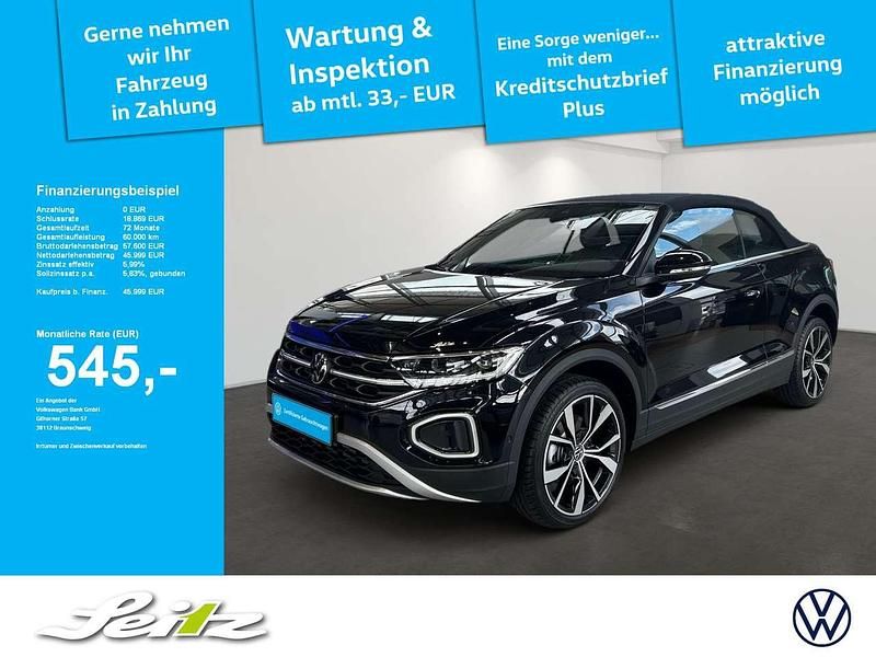 Schwarz Neu 2025 VW T-Roc Cabriolet Style Cabrio | 45.999 € (Fairer Preis) - Bild 1/3