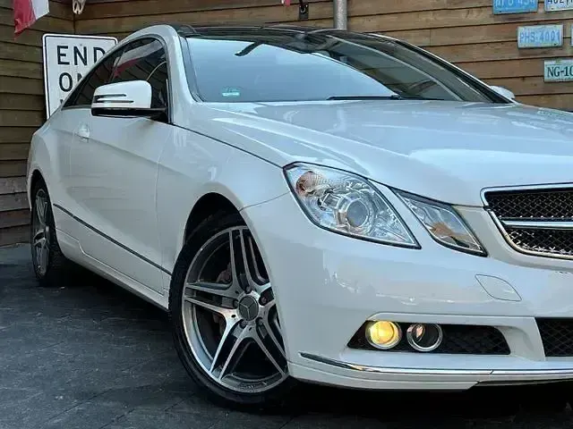 Brugt Mercedes E350 Edition 272 HK (200 kW) 2010 Hvid Coupe