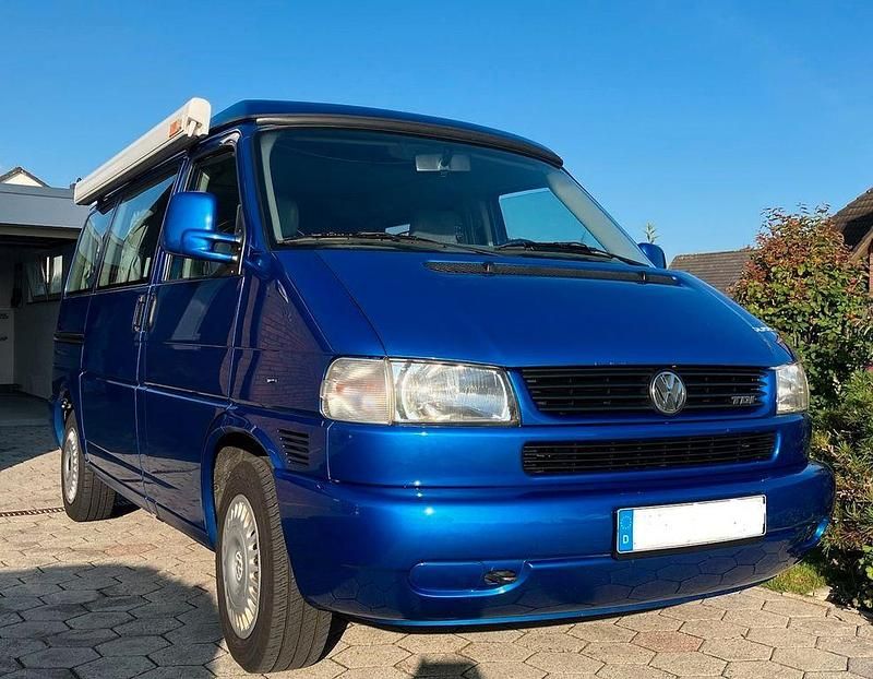 Blau Gebraucht 1998 VW T4 California Van | 16.500 € (Teuer) - Bild 1/4