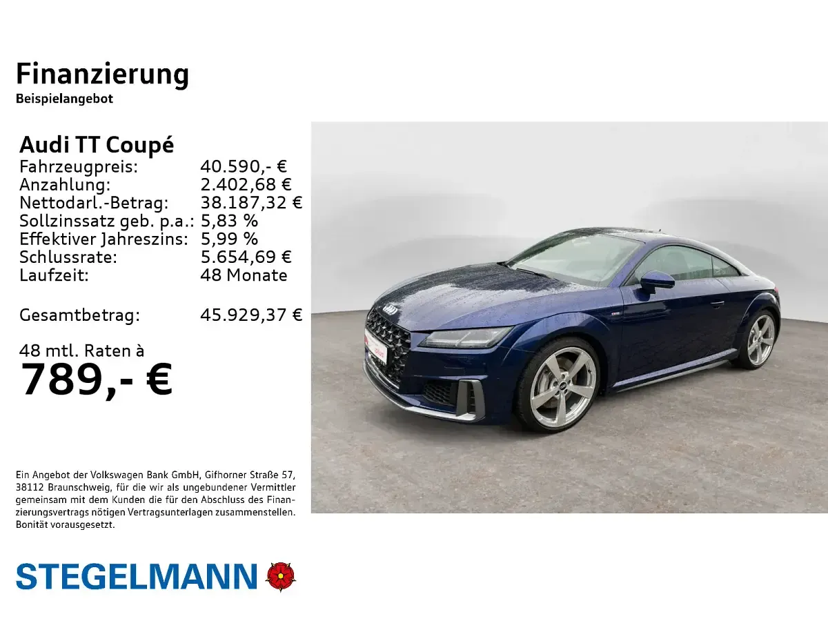 Gebraucht Audi TT S-Line 245 PS (180 kW) 2021 Coupé