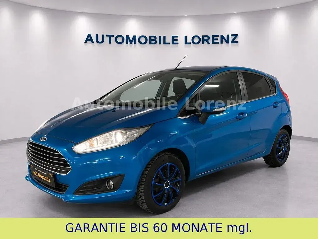 Gebraucht Ford Fiesta Titanium 101 PS (74 kW) 2016 Blau Kleinwagen
