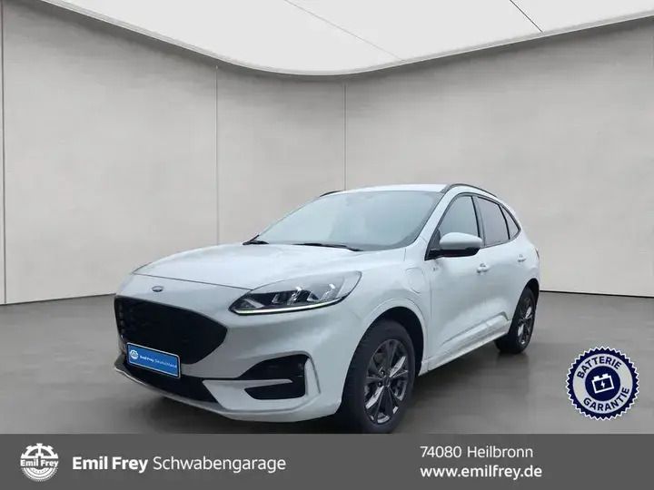 Weiß frozen white Gebraucht 2022 Ford Kuga ST-Line SUV | 27.990 € (Fairer Preis) - Bild 1/3