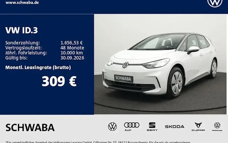 Gebraucht VW ID.3 Pro 150 kW (204 PS) 2024 Weiß Kleinwagen