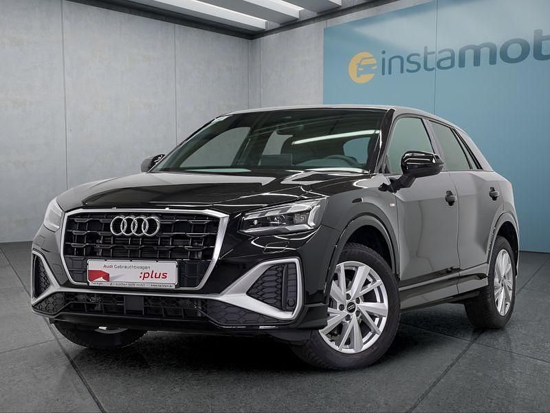 Schwarz Gebraucht 2024 Audi Q2 S-Line SUV | 34.649 € (Teuer) - Bild 1/4